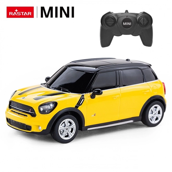 Závodné auto Mini Countryman žlté