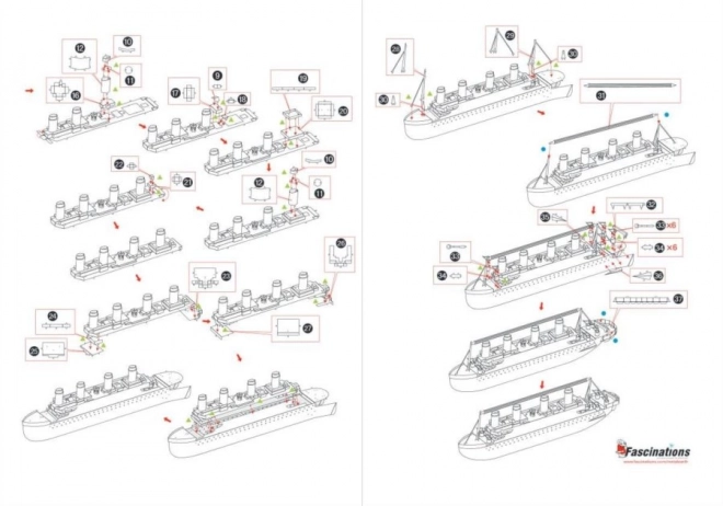 3D puzzle Titanic
