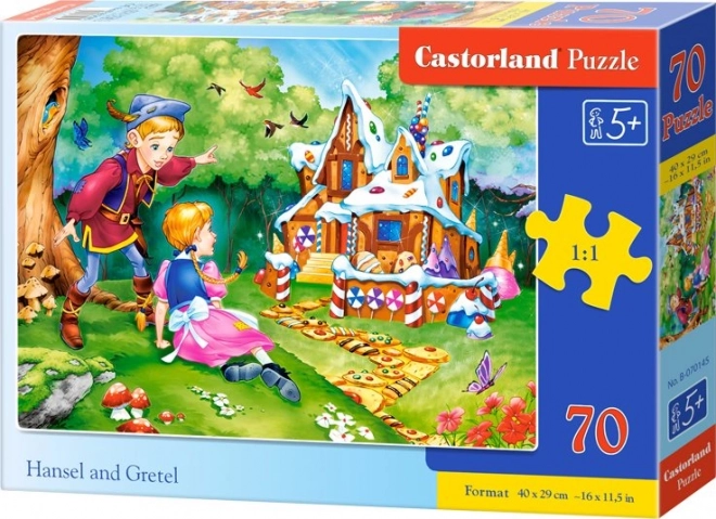 Puzzle Hansel a Gretel pre deti 70 dielikov