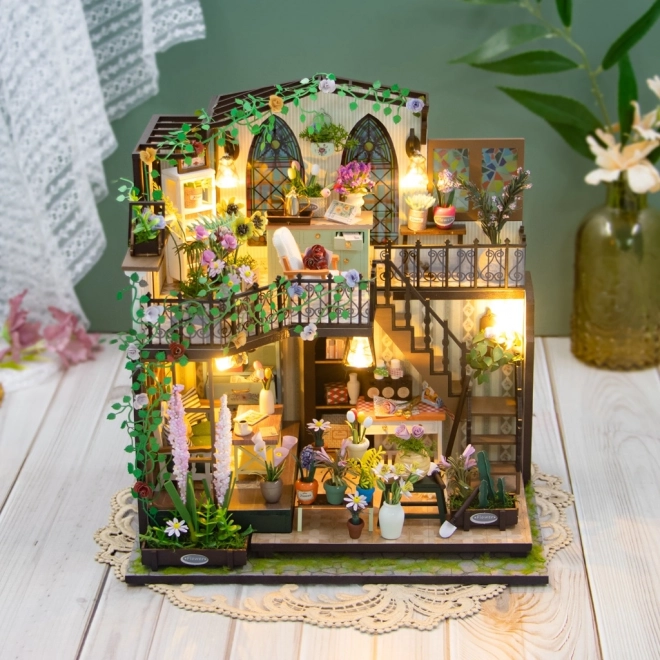 Miniatúra domu Darcyin kvetinový dom
