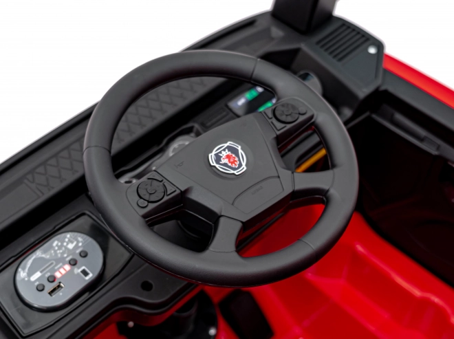Detské auto Scania červené