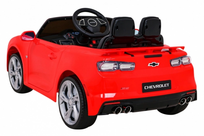 Chevrolet Camaro 2SS s batériou + diaľkové ovládanie + EVA kolesá + ľahké štartovanie + zvuky a osvetlenie – Červená