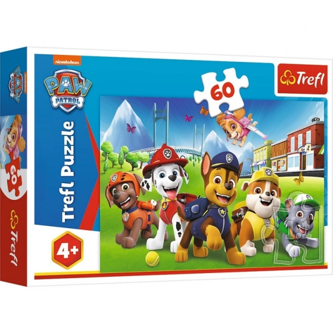 Puzzle 60 dielikov Na čistinke Paw Patrol