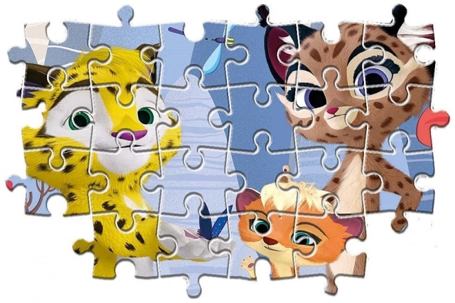 Clementoni puzzle Leo a Tig 3x48 dielikov