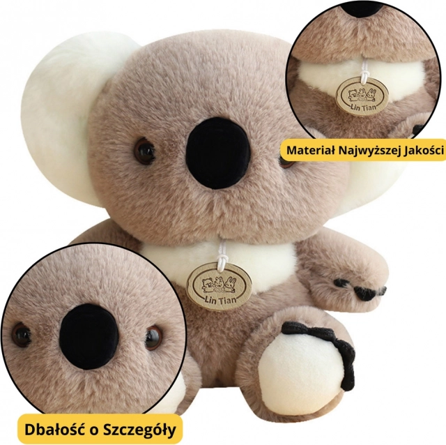 Plyšová Hračka Koala Sivá 23 cm