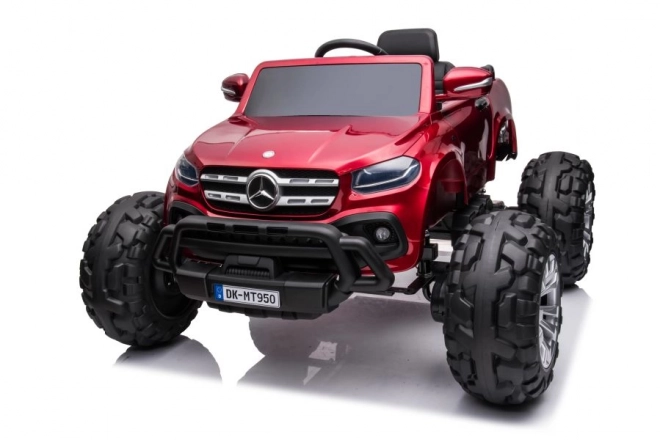 Auto na akumulátor Mercedes 4x4 červené lakované