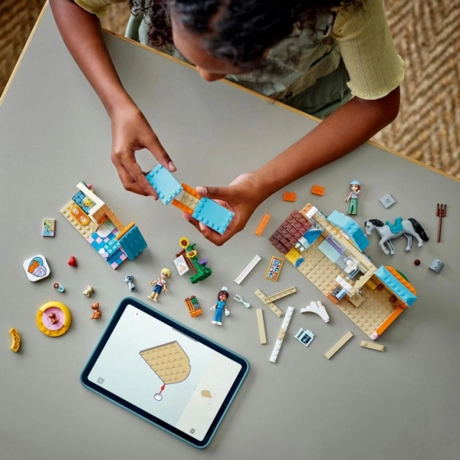 Lego Friends kôň a veterinárna klinika