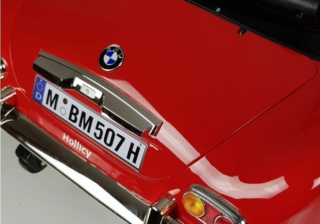 Auto na akumulátor BMW Retro červené lakované