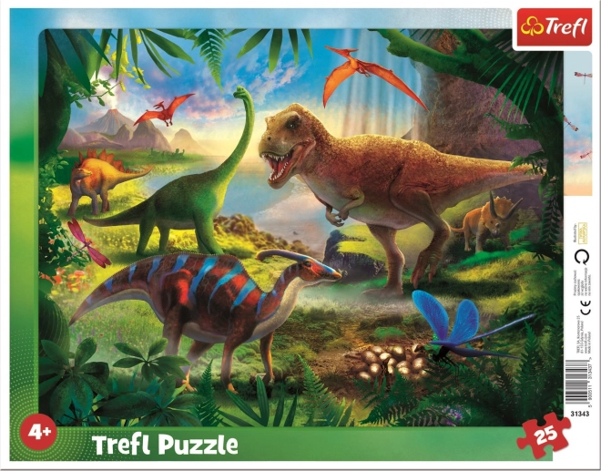 Puzzle Dinosauri 25 dielikov