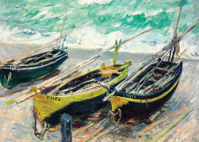 Interdruk Puzzle Art: Tri rybárske lode 1000 dielikov