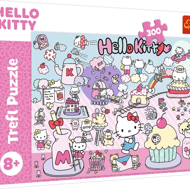 Puzzle Objavuj svet Hello Kitty 300 dielikov