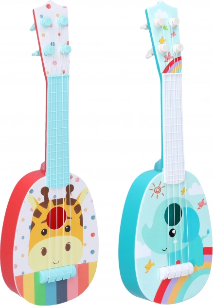Detská gitara s motívom afrických zvierat