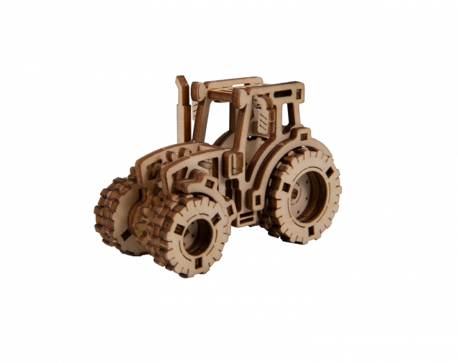 Drevené puzzle 3D - model traktor Fendt 210