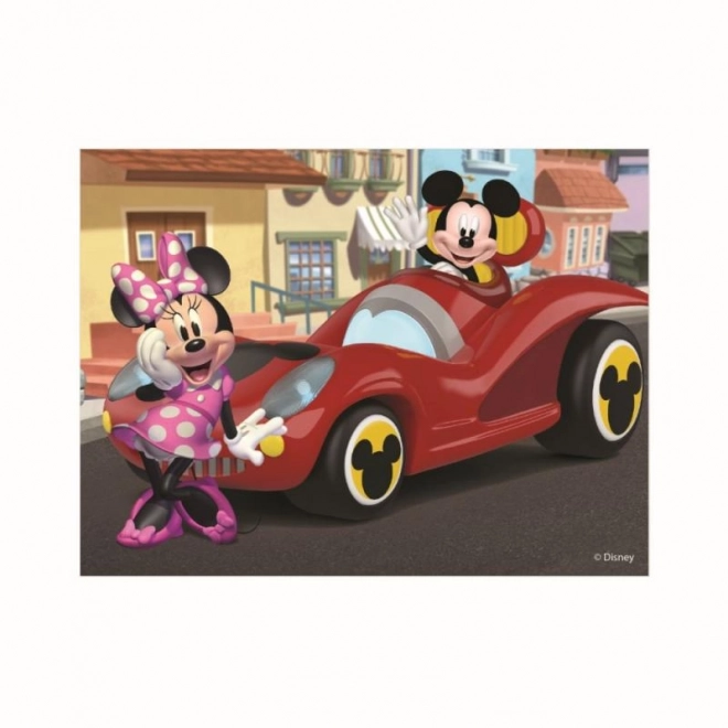 Drevené licenčné kocky Mickey Mouse