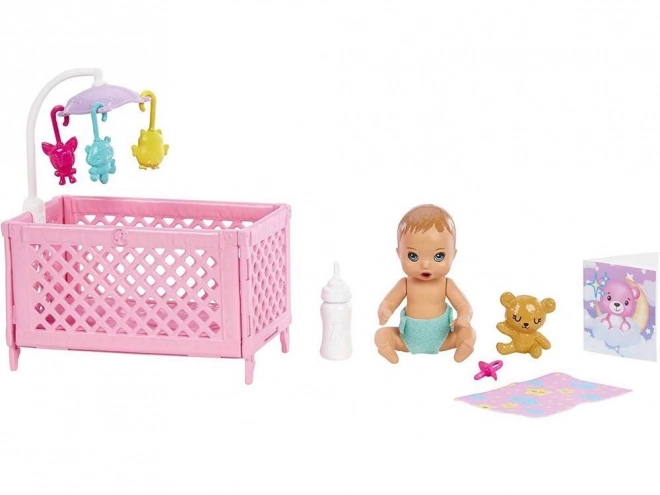 Barbie Chůva Herný Set - Spinkanie