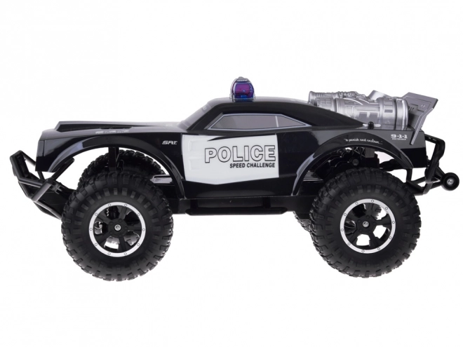 Veľké diaľkovo ovládané monster truck POLÍCIA