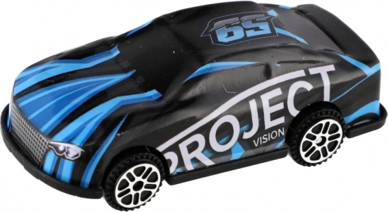 Mini pretekárske auto 6 cm mix farieb