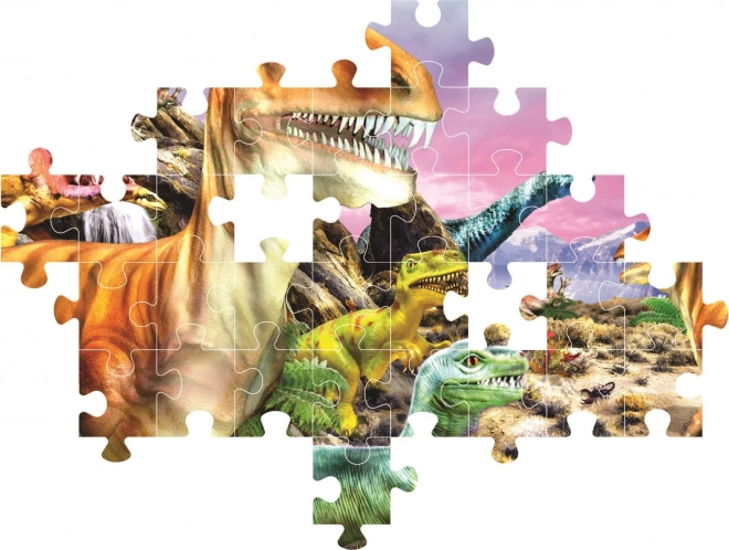 Clementoni Puzzle Zem Dinosaurov 104 Dielikov