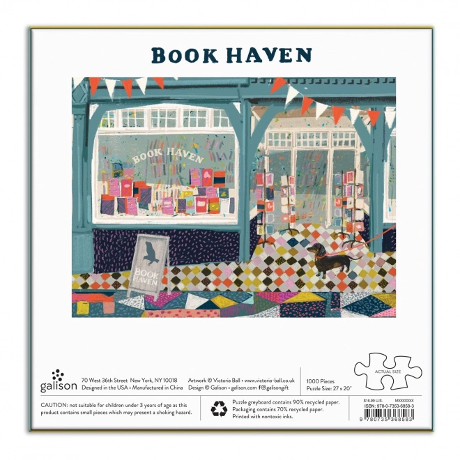 Puzzle Kníhkupectvo Book Haven 1000 dielikov
