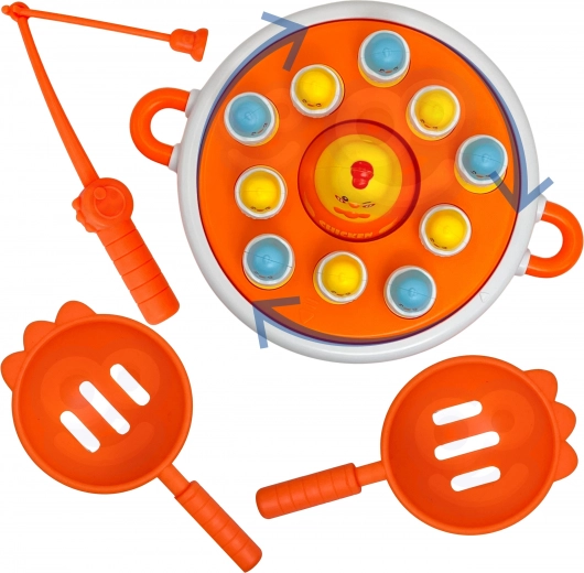 Lovenie kuriatok na hudobnom rotačnom disku
