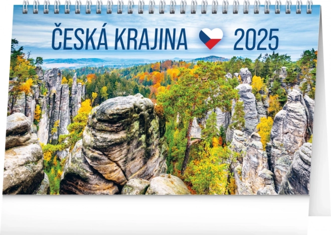 Stolový kalendár Česká krajina 2025