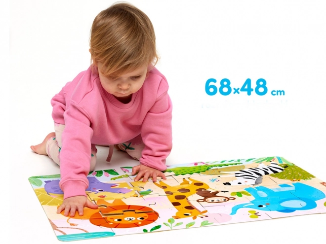 CzuCzu divoké puzzle Sawanna
