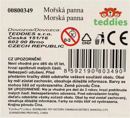 Svietiaca Morská Panna do Vody na Natiahnutie