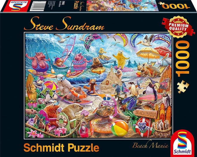 Plážová mánia puzzle 1000 dielikov