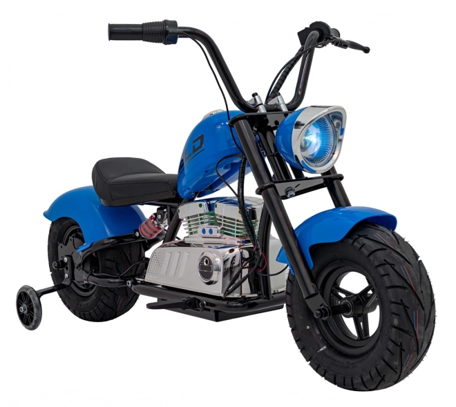 Motocykl Chopper Warrior Modrá