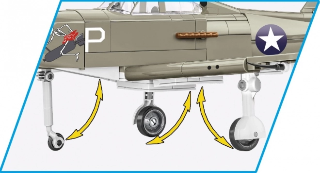 Stavebnica Bell P-39D Airacobra z druhej svetovej vojny 1:32