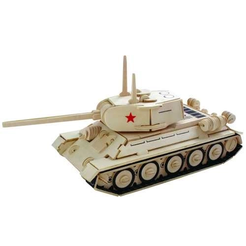 Woodcraft Drevené 3D puzzle tank T-34 P