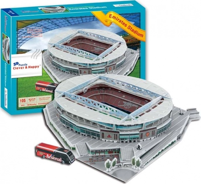 3D Puzzle Štadión Emirates - FC Arsenal