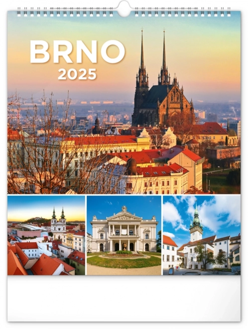 Nástenný kalendár Brno 2025