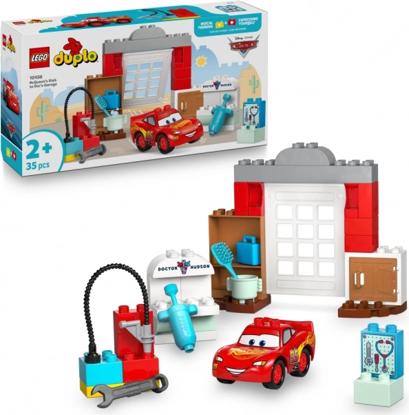 LEGO DUPLO Disney McQueen a návšteva v garáži doktora Hudsona