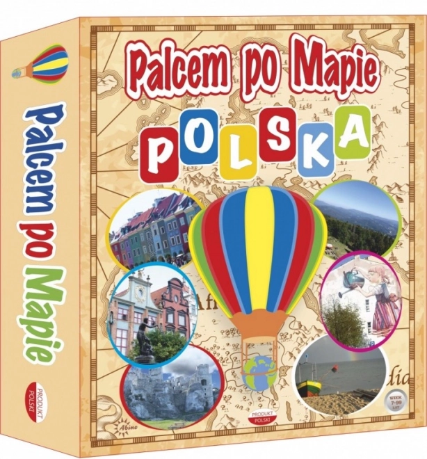 Palcom po mape - Poľsko