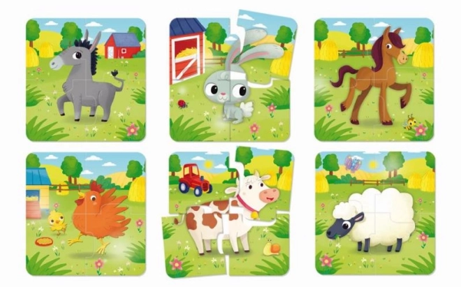 Carotina Baby puzzle - farma