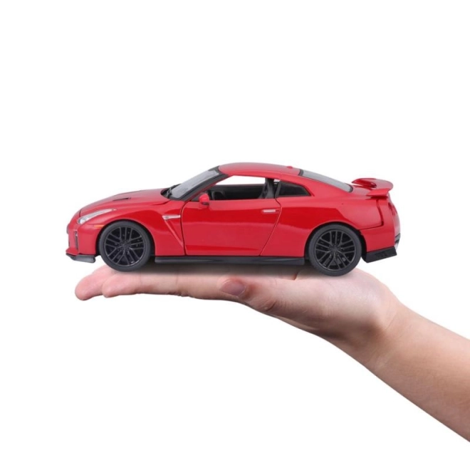 Bburago 1:24 Nissan GT-R Metallic 18-21082 – Červený