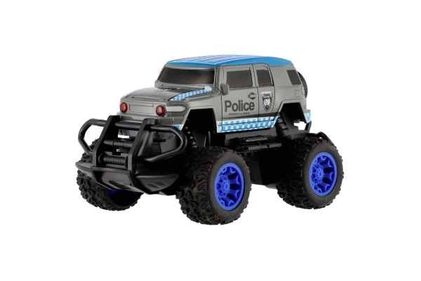 RC policajné auto 16 cm na batérie v krabici 19 x 14 x 13 cm