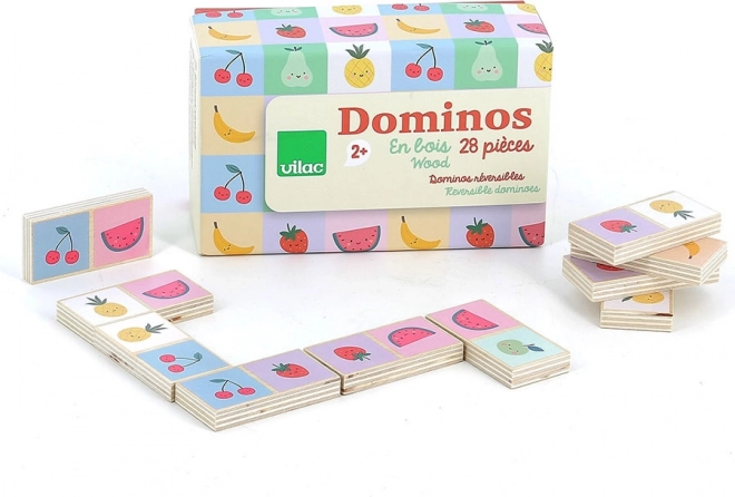 Drevené domino Ovocie a Zelenina Sarah Betz