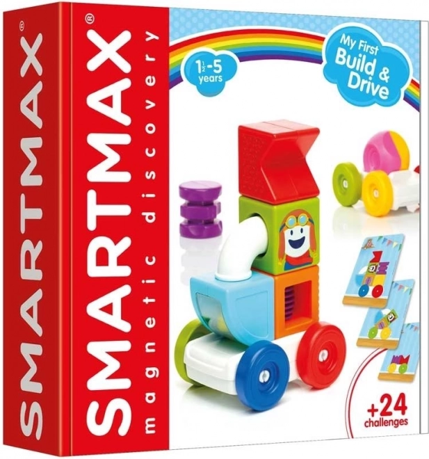 SmartMax - Moja prvá magnetická stavebnica s autom 2v1