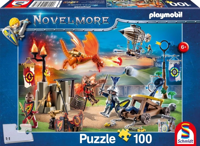 Schmidt puzzle Playmobil Novelmore: Kolbište 100 dielikov