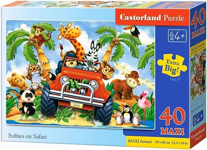 Puzzle Dobráci na Safari Maxi