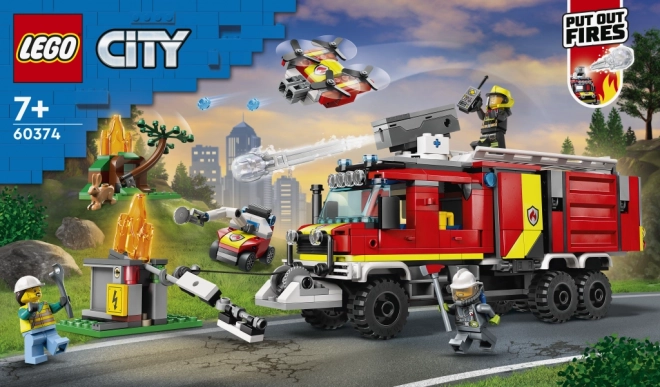 Lego City Veliteľské Vozidlo Hasičov