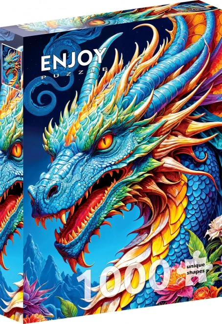 Puzzle Modrý drak 1000 dielikov