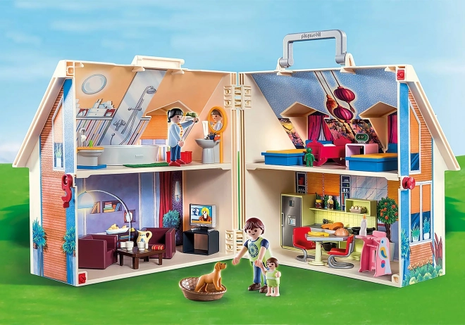 Prenosný domček pre bábiky Playmobil