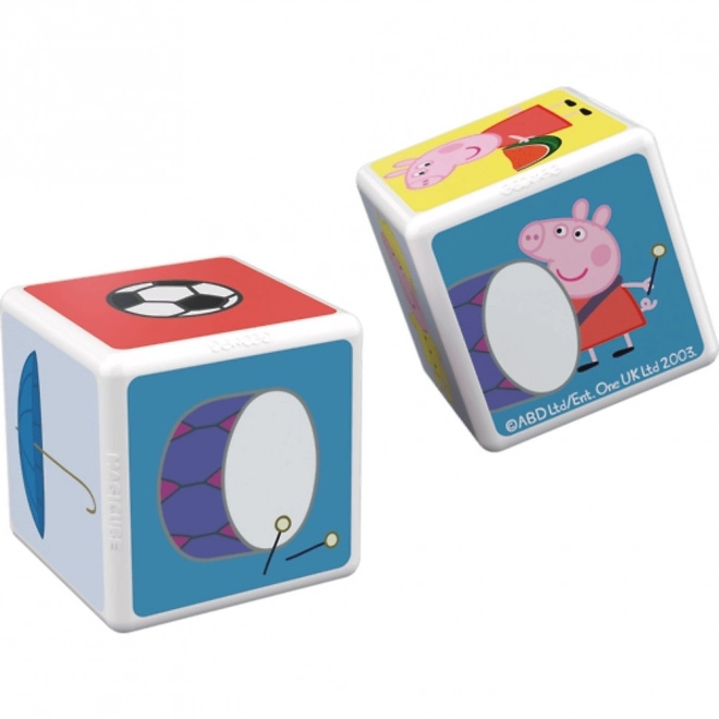 Magnetické kocky Magicube Peppa Pig - Objavuj a spájaj