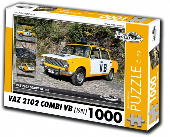 Retro puzzle auta Vaz Combi VB 1000 dielikov