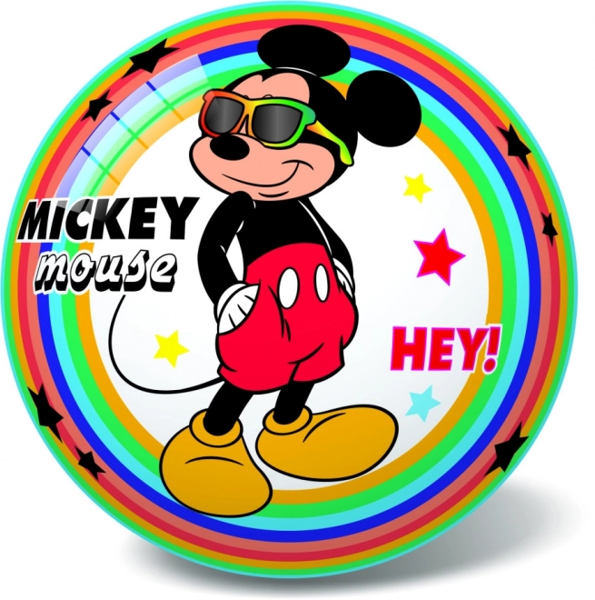 Lopta Disney Mickey dúha 14 cm