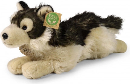 rappa plyšový vlk ležiaci 32 cm eco‑friendly