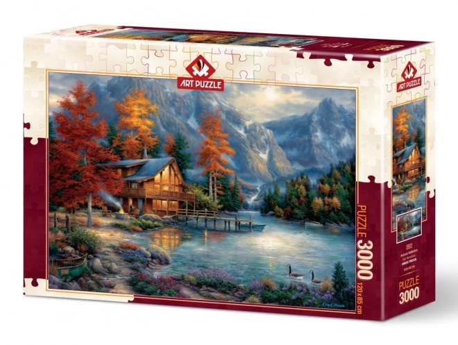 Puzzle Jesenné zrkadlenie 3000 dielikov